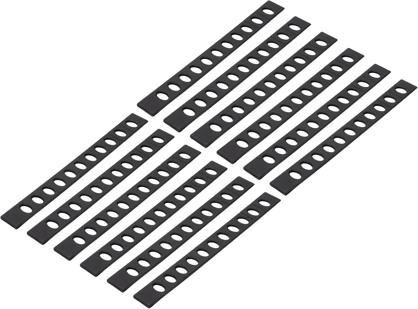 12Pcs PP Universal Blade Edge Guard Cover, Blade Cutting Edge Sleeve of 6" Blade Cover for Kitchen, Dining Room, Black