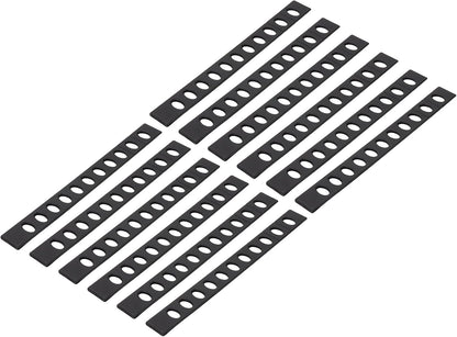 12Pcs PP Universal Blade Edge Guard Cover, Blade Cutting Edge Sleeve of 6" Blade Cover for Kitchen, Dining Room, Black