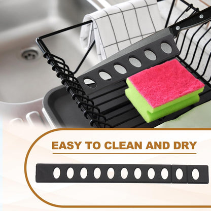 12Pcs PP Universal Blade Edge Guard Cover, Blade Cutting Edge Sleeve of 6" Blade Cover for Kitchen, Dining Room, Black
