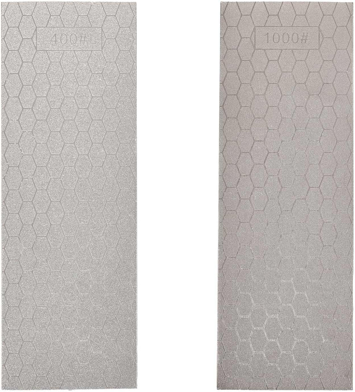 8 inch Diamond Sharpening Stone Knife Sharpener, 400/1000 Dual Grit Honing Stone Lapping Plate for Scissor Chisels Blades Woodworking Tool