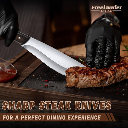 Serbian Chef Knife with Leather Sheath, Full Tang Butcher Knives