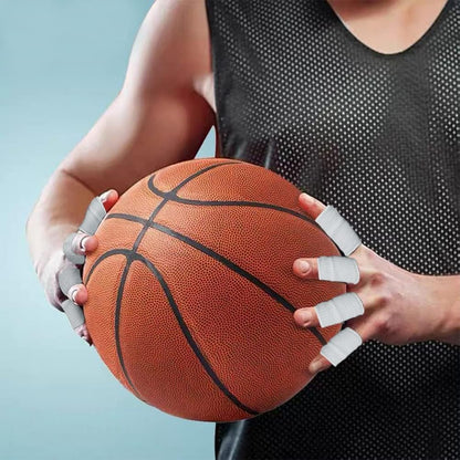 20 Pcs Finger Sleeves Protectors, Elastic Sport Finger Sleeves, Blue/Black | Breathable Nylon-Spandex Blend, Soft Stretch Fit, Helps Reduce Finger Discomfort, For Sports And Daily Wear