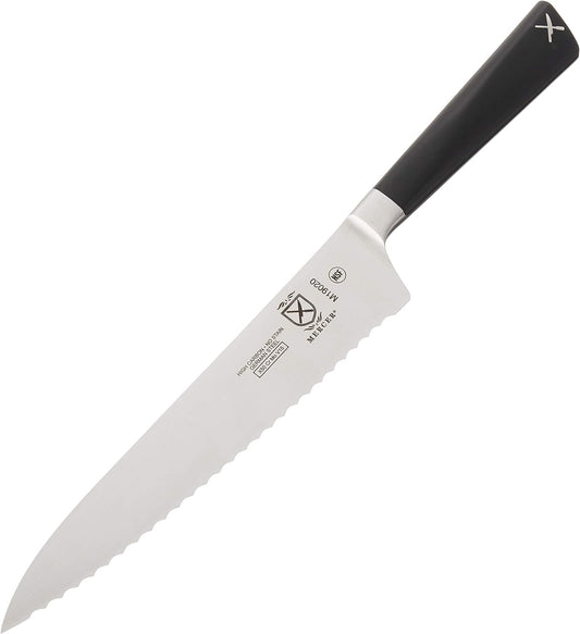 Züm Forged Utility Wavy Edge Knife, 6 Inch,Black
