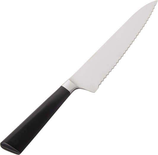 Züm Forged Utility Wavy Edge Knife, 6 Inch,Black