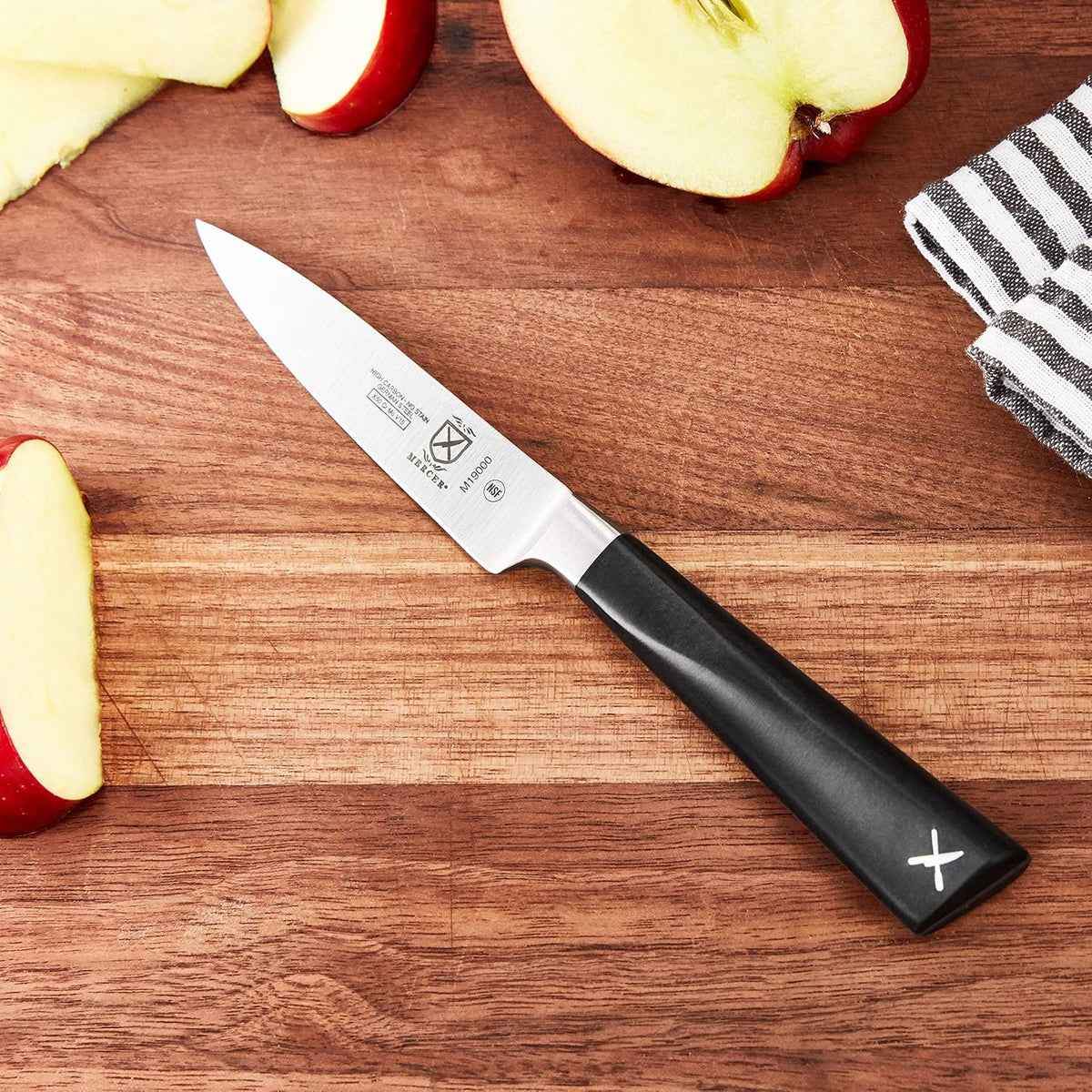 Züm Forged Utility Wavy Edge Knife, 6 Inch,Black