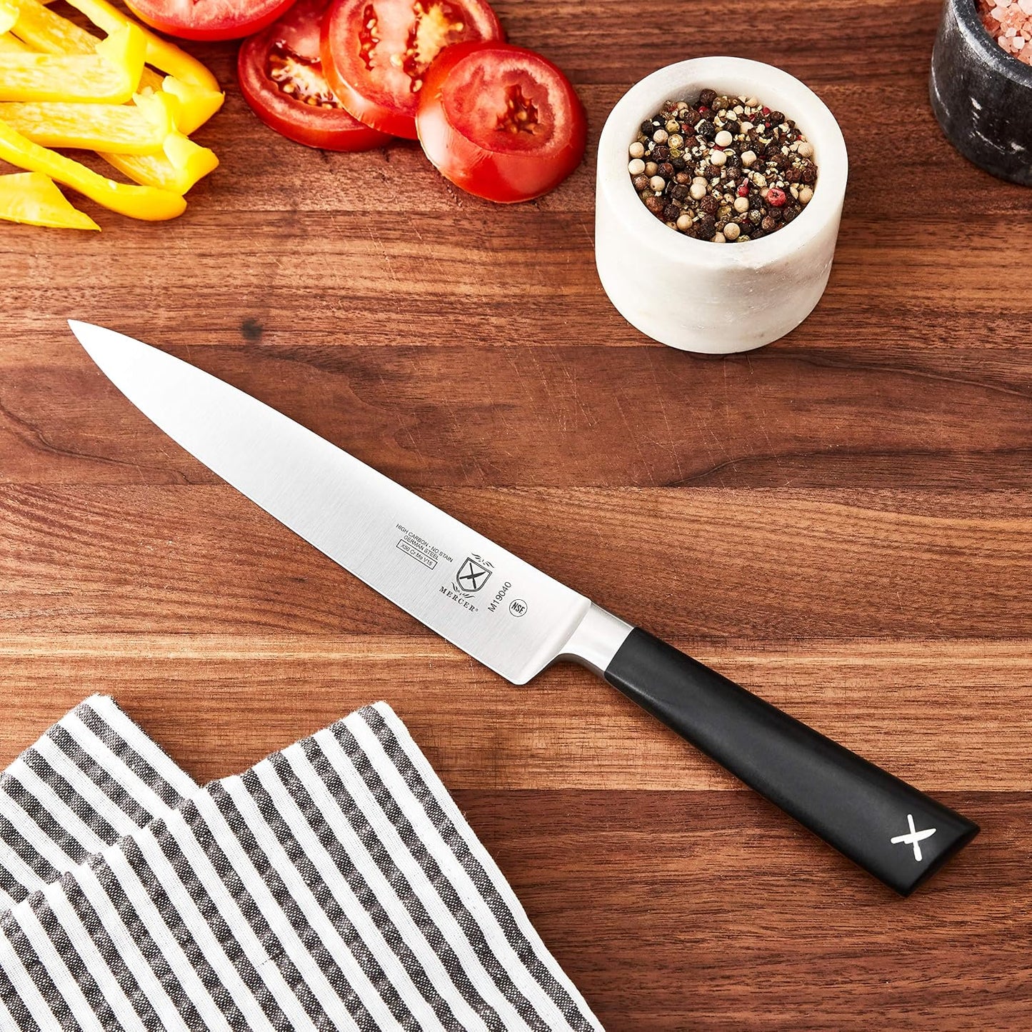 Züm Forged Utility Wavy Edge Knife, 6 Inch,Black
