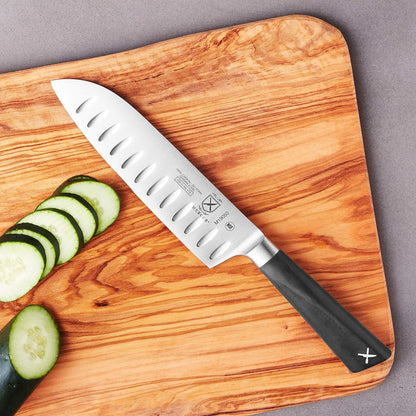 Züm Forged Utility Wavy Edge Knife, 6 Inch,Black