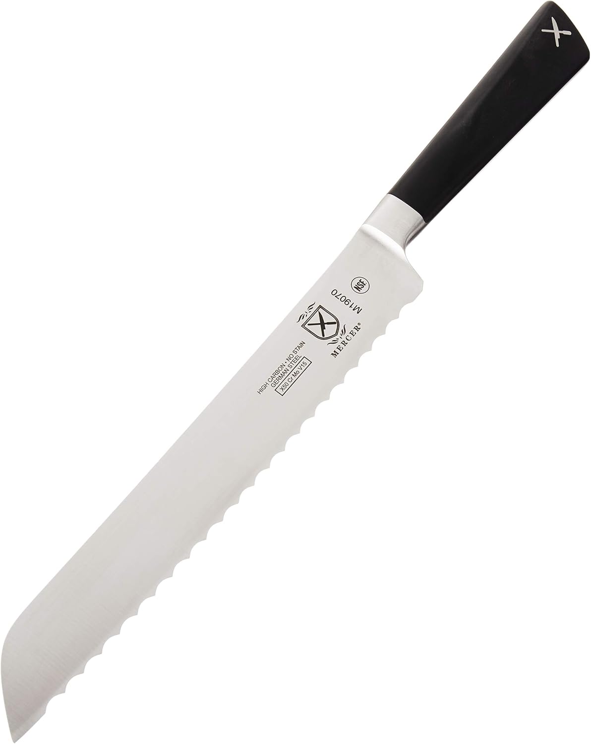 Züm Forged Utility Wavy Edge Knife, 6 Inch,Black