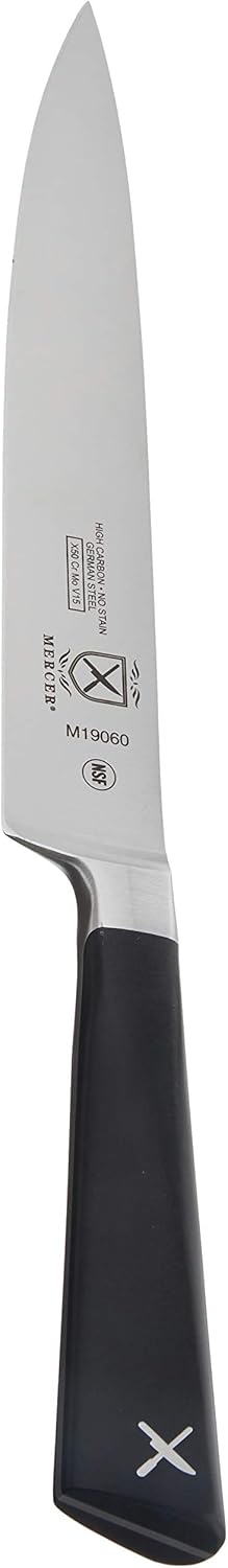Züm Forged Utility Wavy Edge Knife, 6 Inch,Black