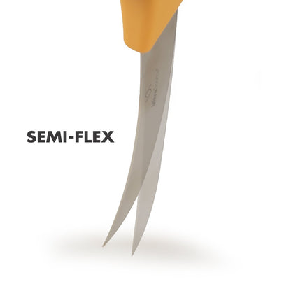 Boning Knife, 5" Curved/Semi-Flexible Blade, Polypropylene Handle