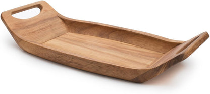 Gourmet 28330 Local 338 Bagel Miter, Acacia Wood, 7 x 5.5 x 2.5 inches