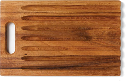 Gourmet 28330 Local 338 Bagel Miter, Acacia Wood, 7 x 5.5 x 2.5 inches