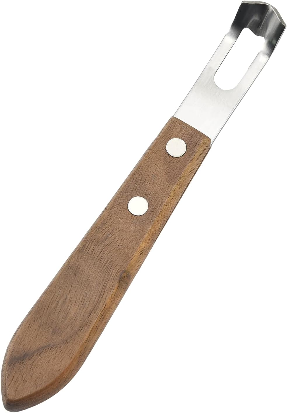 Channel Knife, Lemon Peeler Zester Tool, Wood & Stainless Steel Peeler, Ultra Sharp Lemon Rind Twist Peeler Tool, Kitchen Tool for Lemon Orange Citrus Fruit Grater