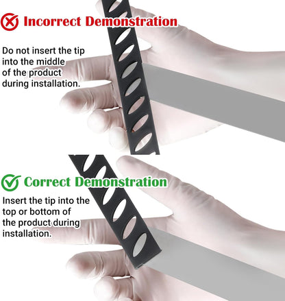 20 Pack Safety Knife Cover Sleeves Knives Edge Guard Blade Protector Universal Kitchen Knife Sheath Blade Cover for Kitchen Knives Chef Bread Utility Paring Black 2 Sizes PP Material