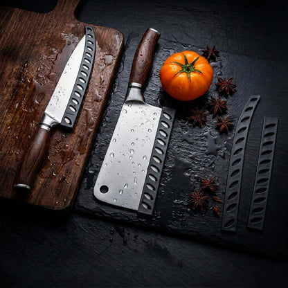 20 Pack Safety Knife Cover Sleeves Knives Edge Guard Blade Protector Universal Kitchen Knife Sheath Blade Cover for Kitchen Knives Chef Bread Utility Paring Black 2 Sizes PP Material