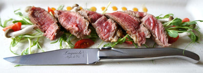 Steak Knives, Luxury Line, 6 Pieces, Olive Wood, in Giftbox