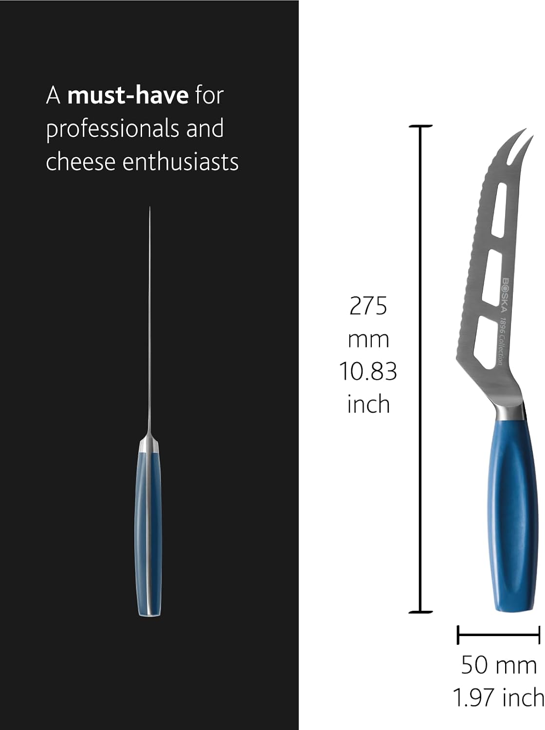 Soft cheese knife - 140 mm - Cheese Knife - For soft cheese - Premium Quality - German steel - HACCP knife