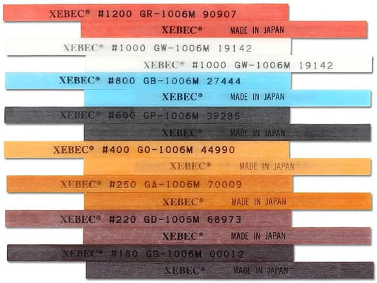 Ceramic Fibre Oilstone,100mm Polished Fiber Rod Grinding Whetstones (#400, 1006M(1 * 6 * 100mm))