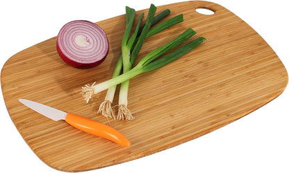 GreenLite Dishwasher Safe Cutting Board, 13.5" x 9" Reversible Bamboo Chopping Board | Lightweight Kitchen Prep Board for Vegetables, Meats, Cheese and More