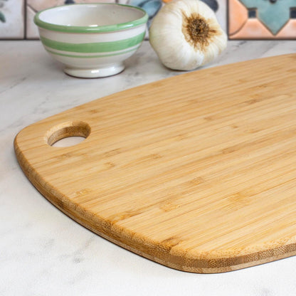 GreenLite Dishwasher Safe Cutting Board, 13.5" x 9" Reversible Bamboo Chopping Board | Lightweight Kitchen Prep Board for Vegetables, Meats, Cheese and More
