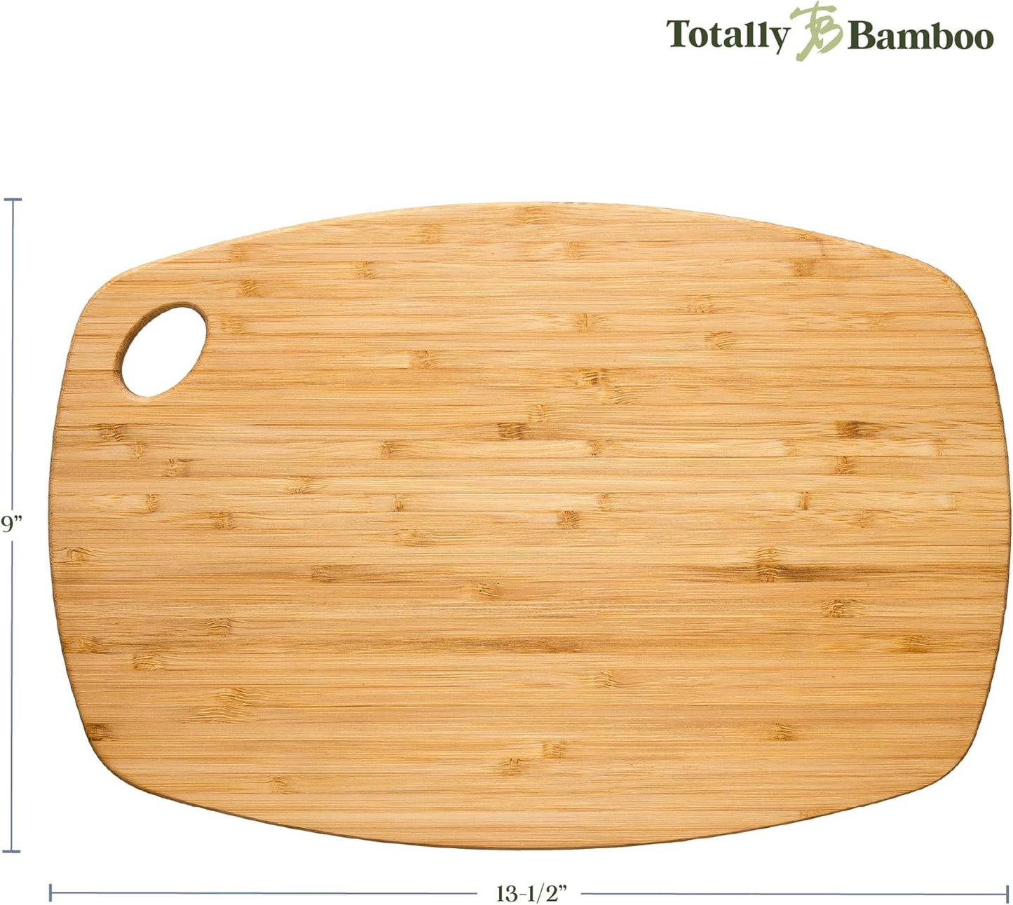 GreenLite Dishwasher Safe Cutting Board, 13.5" x 9" Reversible Bamboo Chopping Board | Lightweight Kitchen Prep Board for Vegetables, Meats, Cheese and More