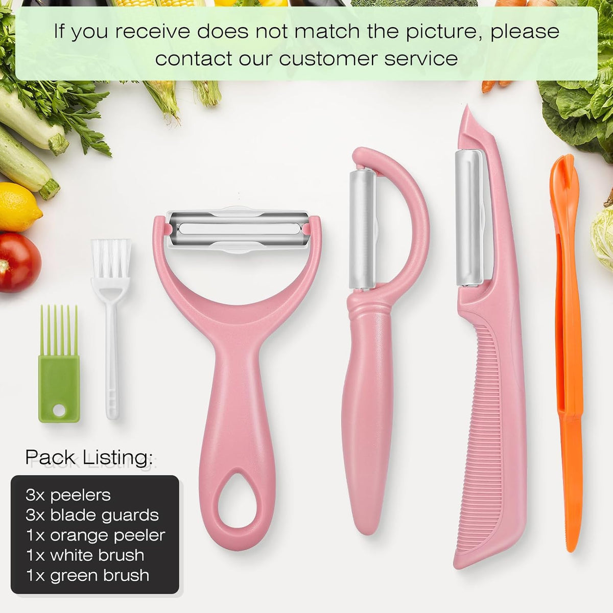 Upgrade Potato Peeler for Kitchen, 6PCS Stainless Steel Vegetable Peeler, I and Y Veggie Food Peeler for Apple Fruit Carrot Zucchini Cucumber,Good Grip Makes Peeling Very Easy