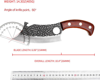 Butcher Knife, Meat Cleaver Knife for Home Cooking, Outdoor Camping BBQ