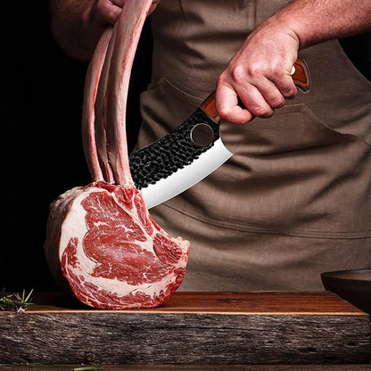 Butcher Knife, Meat Cleaver Knife for Home Cooking, Outdoor Camping BBQ