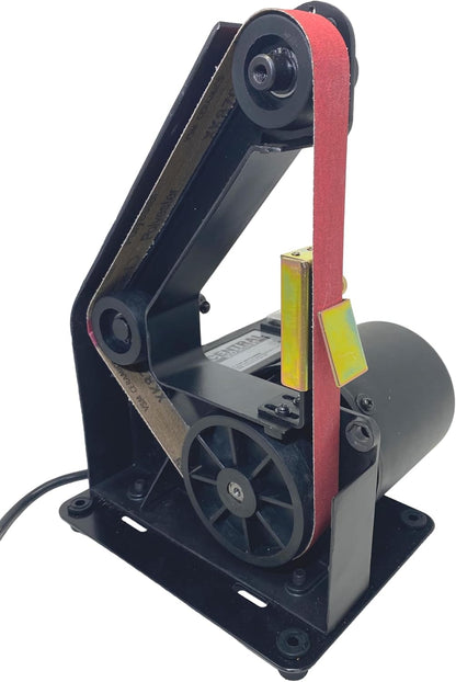 Knife Sharpening Angle Guide fits 1X30 Belt Sander with Assorted 6 Pack of 1X30 Sharpening Sanding Belts