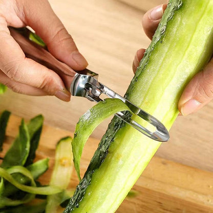 1Pc Stainless Steel Rotary Peeler Multi-function Peeling Knife,potato Carrot Hand Peeler Food Fruit Vegetable Cutter Kitchen Tools,Home Kitchen Outdoor Peelers Kitchen Utensils and Gadgets