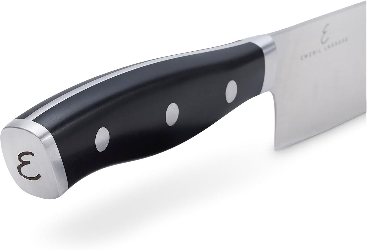 x EMERIL Lagasse The Nola Collection Razor-Sharp German 5.5-inch Hollow Edge Santoku Knife, Made in Company-Owned German Factory with Special Formula Steel perfected for almost 300 Years