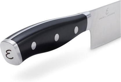 x EMERIL Lagasse The Nola Collection Razor-Sharp German 5.5-inch Hollow Edge Santoku Knife, Made in Company-Owned German Factory with Special Formula Steel perfected for almost 300 Years