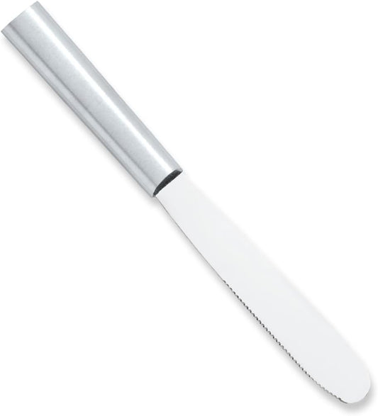 Super Spreader Knife (R113), Silver Handle | 5.38" Stainless Steel Blade, Silver Cast Aluminum Handle