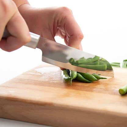 Cook’s Utility Knife (R140), Silver Handle | 4.75" Stainless Steel Blade, Silver Cast Aluminum Handle