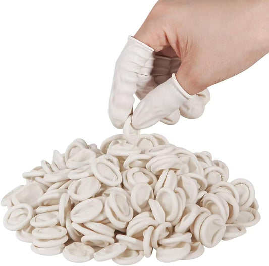 210PCS Medium Disposable Finger Cots for Fingertip Protection | Stretchy Comfort Fit for Fingers & Thumbs, Hygienic Single-Use, For Craft Nail Care & Cleaning, Shields Fingertips from Dirt