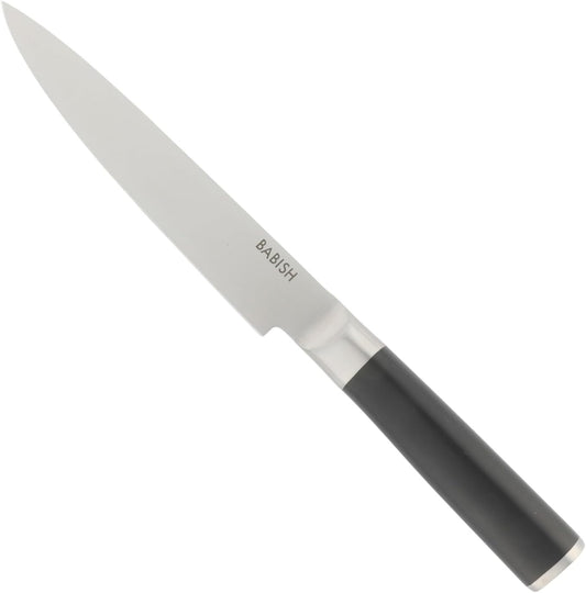 8-Inch Forged Carving Knife – High-Carbon 1.4116 German Steel Full Tang Kitchen Knife for Precision Meat and Poultry Slicing