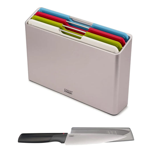 Joseph Joseph Folio Chopping Board Set with Storage case and Free Knife