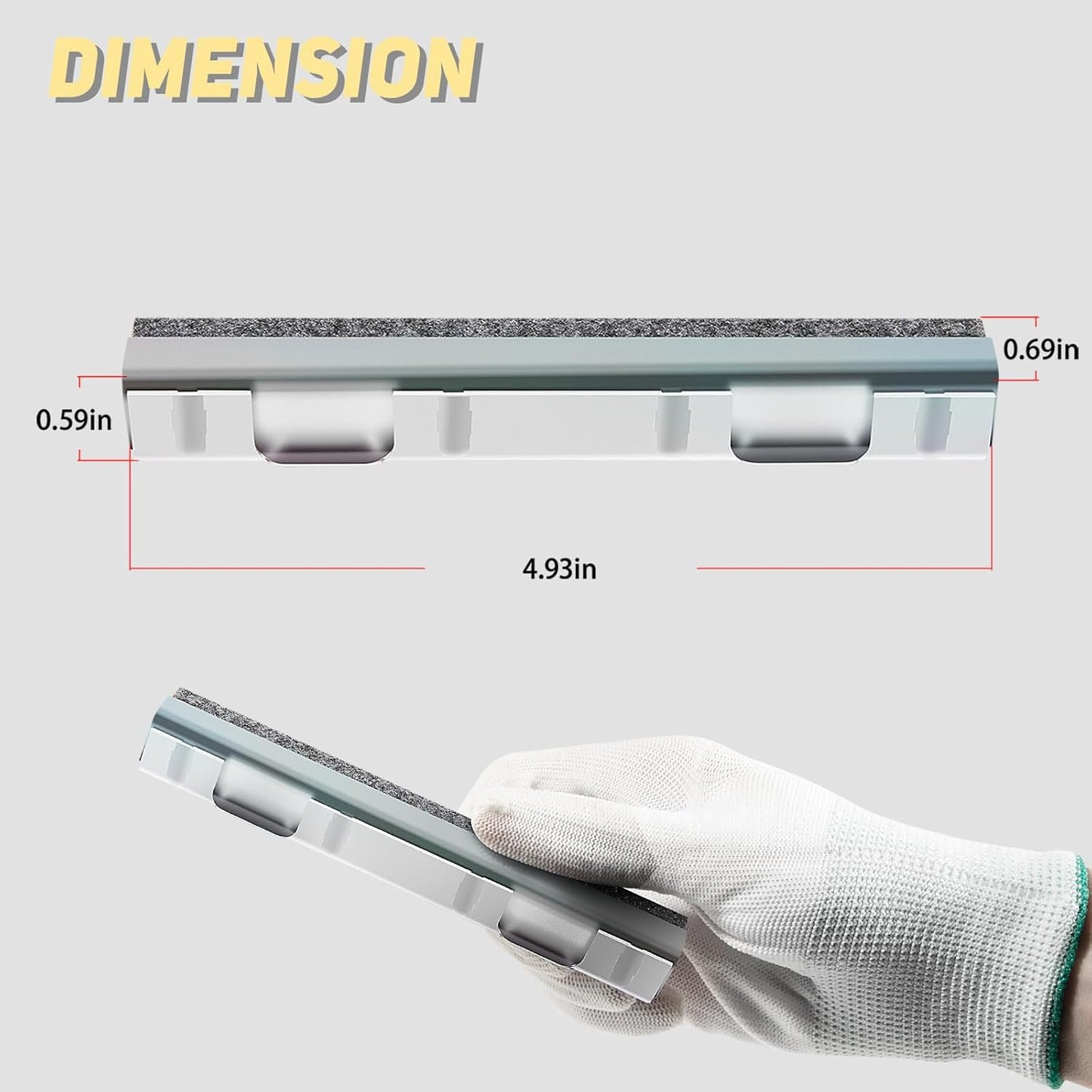 15500 Stone and Wiper Set for Wear Parts Replacement for 1500 Engine Cylinder Hone, Complete 4-Piece 80-Grit Honing Stones
