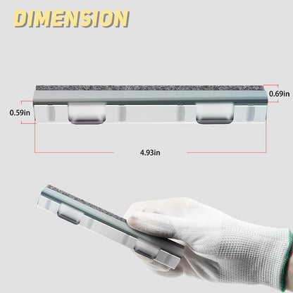 15500 Stone and Wiper Set for Wear Parts Replacement for 1500 Engine Cylinder Hone, Complete 4-Piece 80-Grit Honing Stones