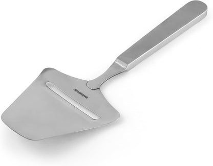 Barcelona Moist Cheese Knife – 8.2" Stainless Steel Blade with Sand-Blasted Handle – Non-Stick Blade with Fork Tip – Ideal for Brie, Camembert, Blue & Feta – Stylish Cheese Board Knife