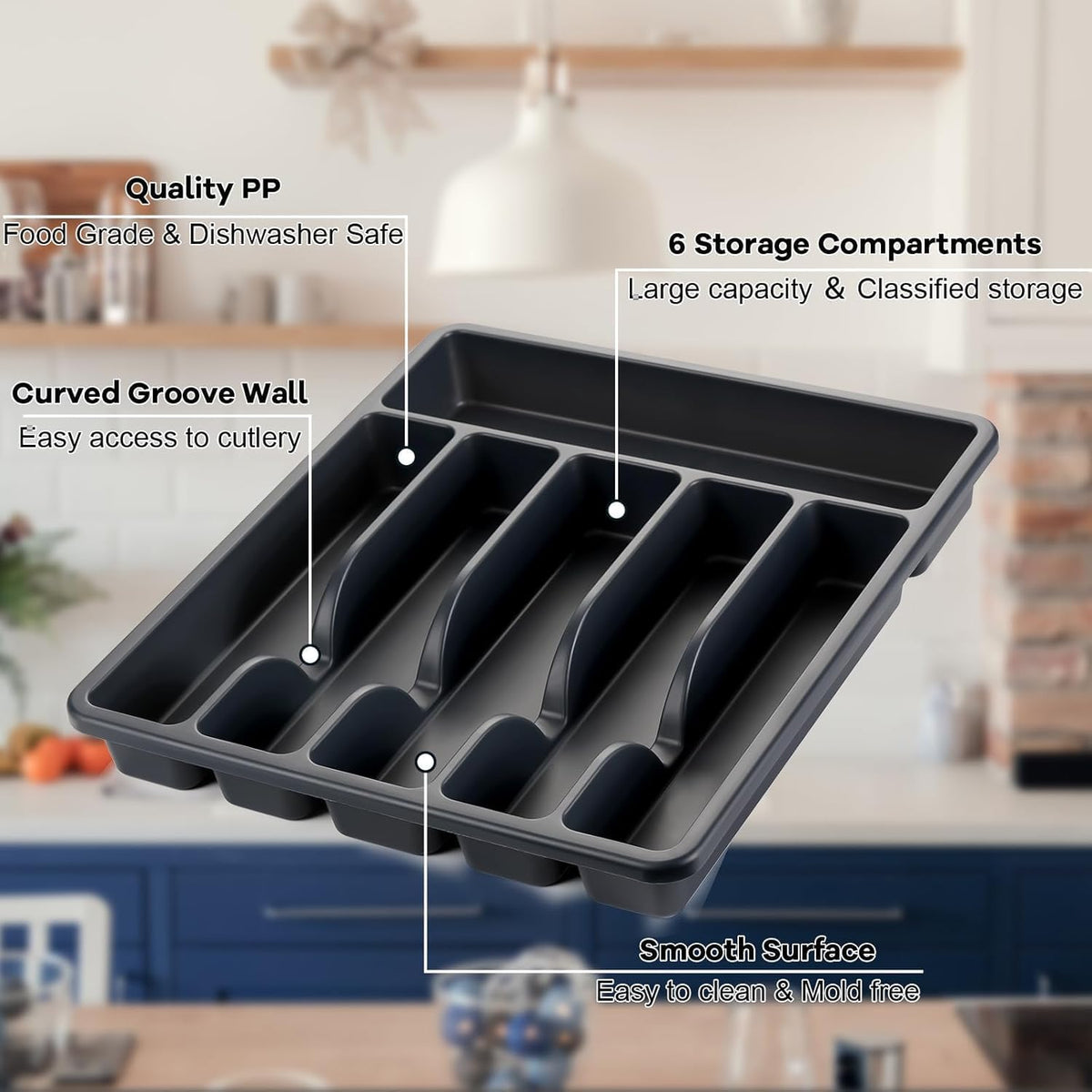 72-Pieces Silverware Set for 12, Flatware Set with Steak Knives, Stainless Steel Cutlery Set, Include Forks Spoons and Knives Set, Dishwasher Safe Utensil Sets for Home Restaurant