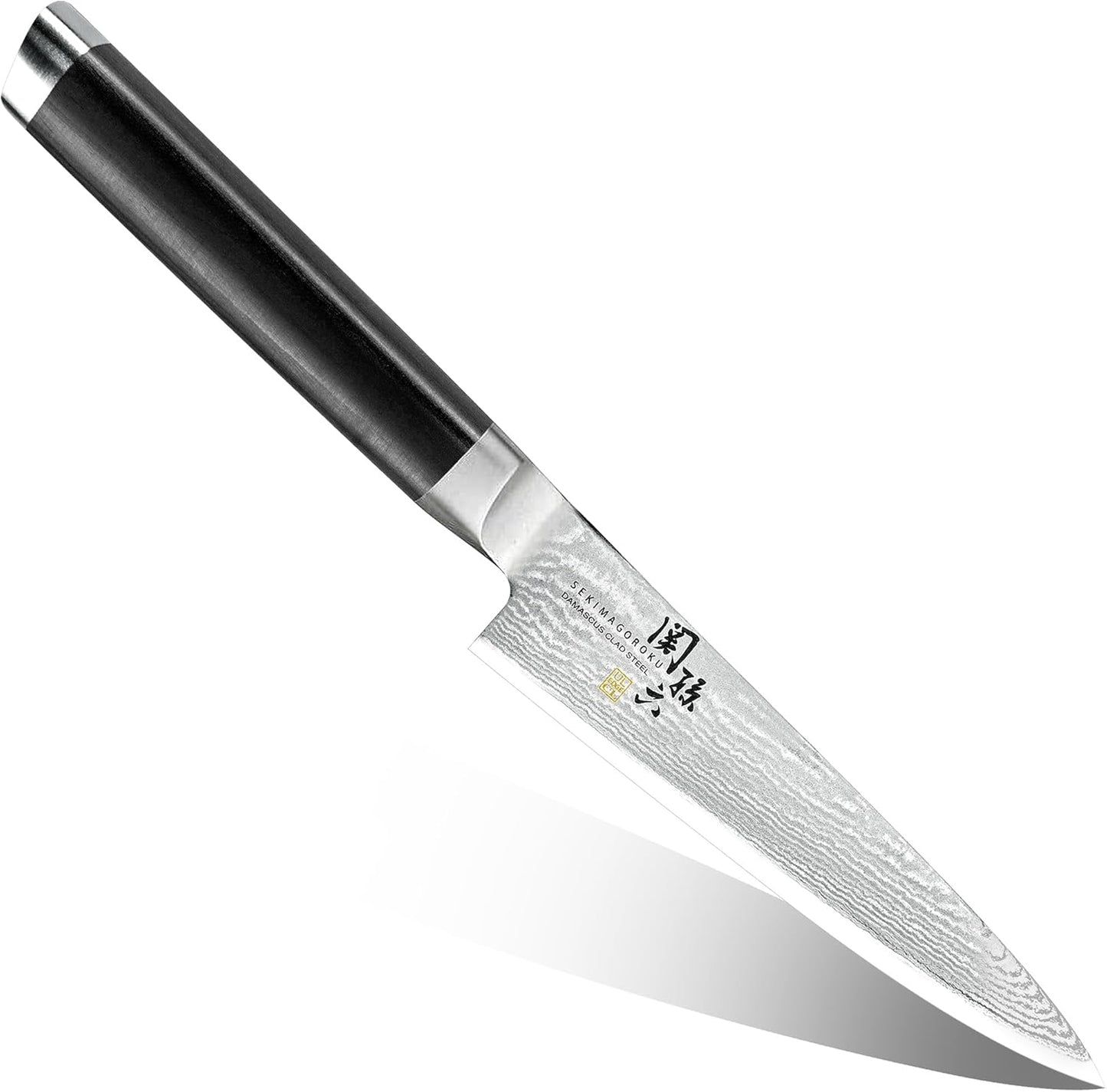 AE5206 Nakiri Knife Seki Magoroku Damascus, 6.5 inches (165 mm), Nakiri, Made in Japan