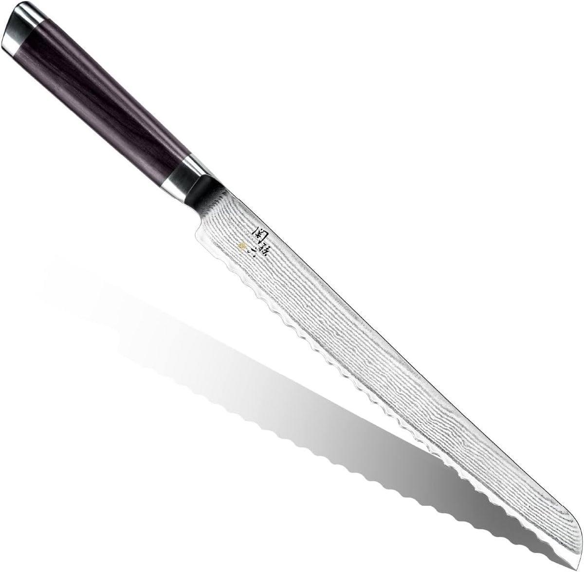 AE5206 Nakiri Knife Seki Magoroku Damascus, 6.5 inches (165 mm), Nakiri, Made in Japan