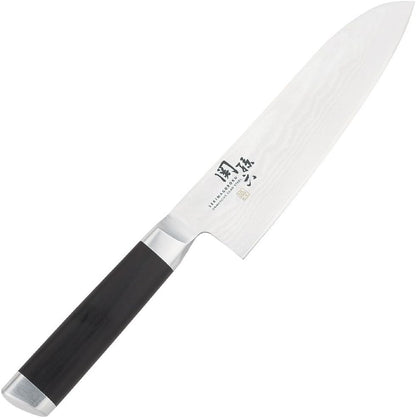 AE5206 Nakiri Knife Seki Magoroku Damascus, 6.5 inches (165 mm), Nakiri, Made in Japan