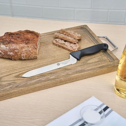 Sensei Back of the Haus - 8-inch Offset Bread Knife - Professional Chef's Kitchen Knife - Durable German Steel - Stain Resistant - With HACCP Coding For Food and Allergen Safety