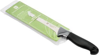 Sensei Back of the Haus - 8-inch Offset Bread Knife - Professional Chef's Kitchen Knife - Durable German Steel - Stain Resistant - With HACCP Coding For Food and Allergen Safety