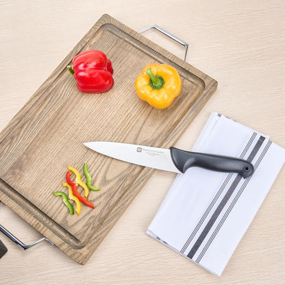 Sensei Back of the Haus - 8-inch Offset Bread Knife - Professional Chef's Kitchen Knife - Durable German Steel - Stain Resistant - With HACCP Coding For Food and Allergen Safety