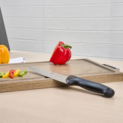 Sensei Back of the Haus - 8-inch Offset Bread Knife - Professional Chef's Kitchen Knife - Durable German Steel - Stain Resistant - With HACCP Coding For Food and Allergen Safety