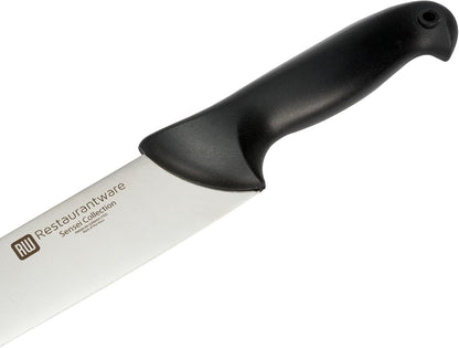 Sensei Back of the Haus - 8-inch Offset Bread Knife - Professional Chef's Kitchen Knife - Durable German Steel - Stain Resistant - With HACCP Coding For Food and Allergen Safety