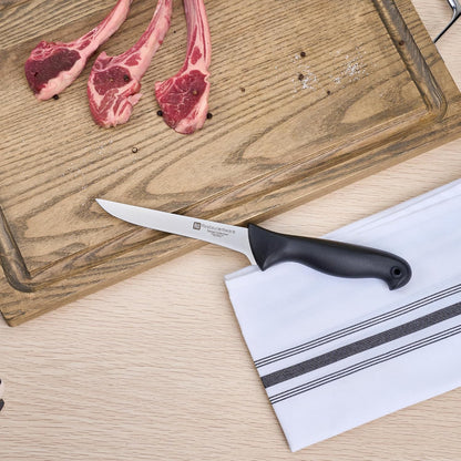 Sensei Back of the Haus - 8-inch Offset Bread Knife - Professional Chef's Kitchen Knife - Durable German Steel - Stain Resistant - With HACCP Coding For Food and Allergen Safety